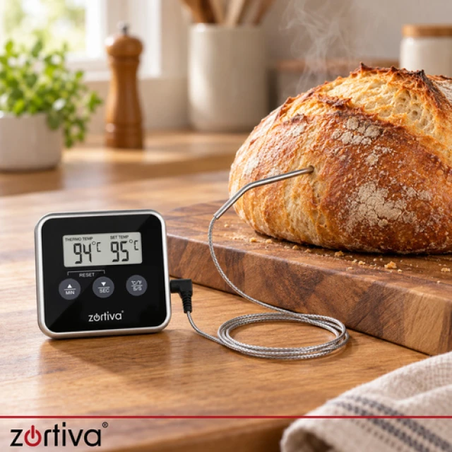 Кухонний термометр з щупом Zortiva від -20 до 250°C (5904576554750)