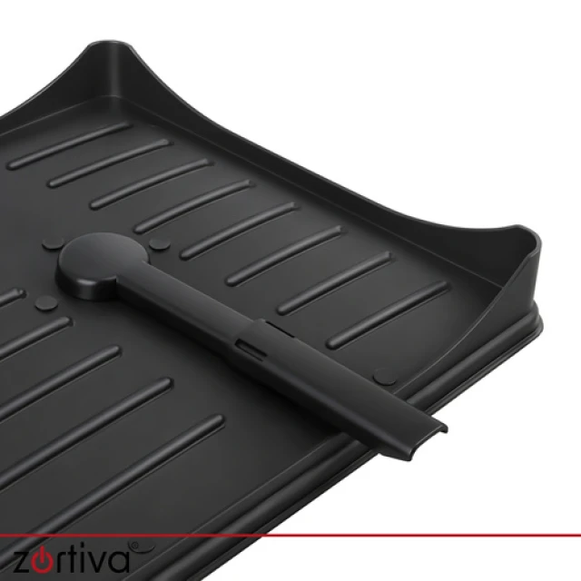 Сушарка для посуду двоярусна Zortiva Black (5904576554828)