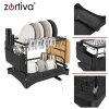 Сушарка для посуду двоярусна Zortiva Black (5904576554828)