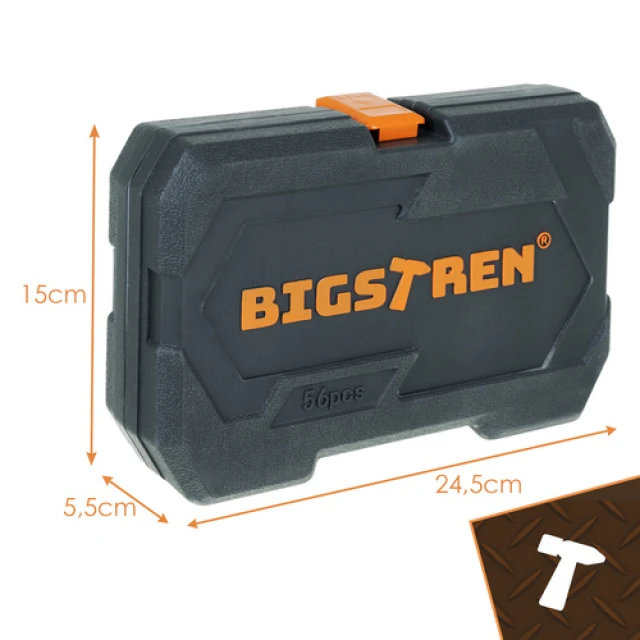 Набір інструментів Bigstren 56 шт у валізі (5904665712771)