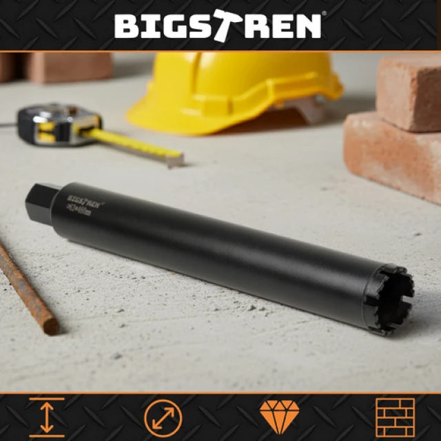 Коронка алмазная Bigstren 63×450 мм 1.1/4 UNC (5904665712849)