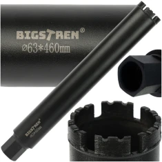 Коронка алмазна Bigstren 63×450 мм 1.1/4 UNC (5904665712849)