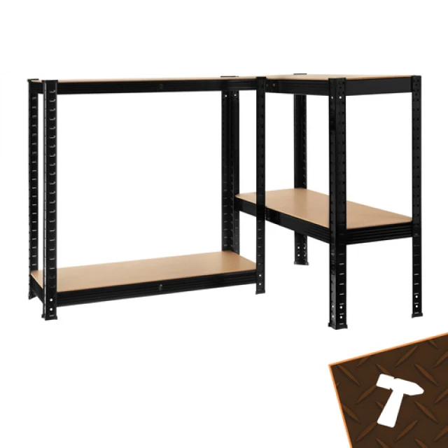 Стелаж для гаража Bigstren 150×75×30 см Black (5904665712924)