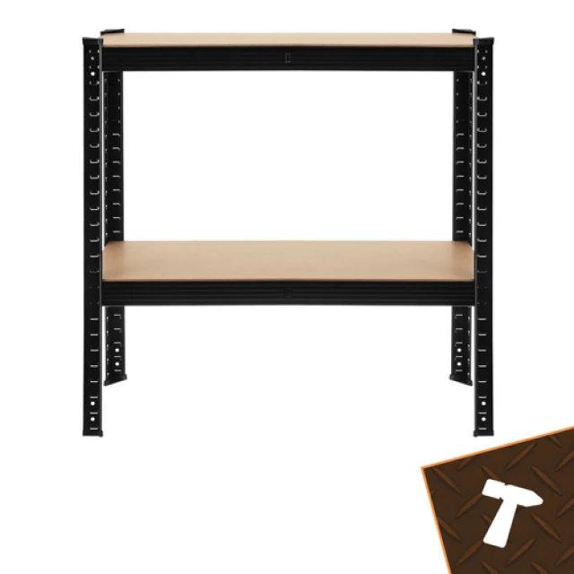 Стелаж для гаража Bigstren 150×75×30 см Black (5904665712924)