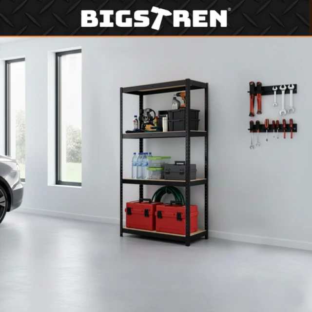 Стелаж для гаража Bigstren 150×75×30 см Black (5904665712924)