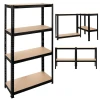 Стелаж для гаража Bigstren 150×75×30 см Black (5904665712924)