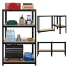 Стелаж для гаража Bigstren 150×75×30 см Black (5904665712924)