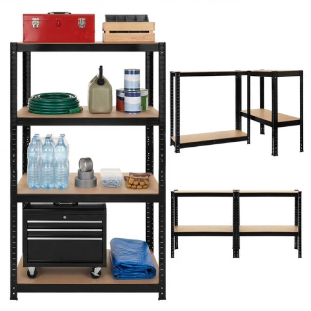 Стелаж для гаража Bigstren 150×75×30 см Black (5904665712924)