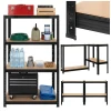 Стелаж для гаража Bigstren 150×75×30 см Black (5904665712924)