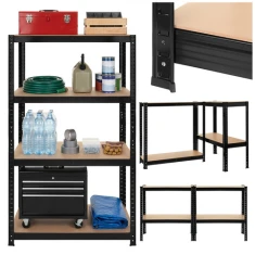 Стелаж для гаража Bigstren 150×75×30 см Black (5904665712924)