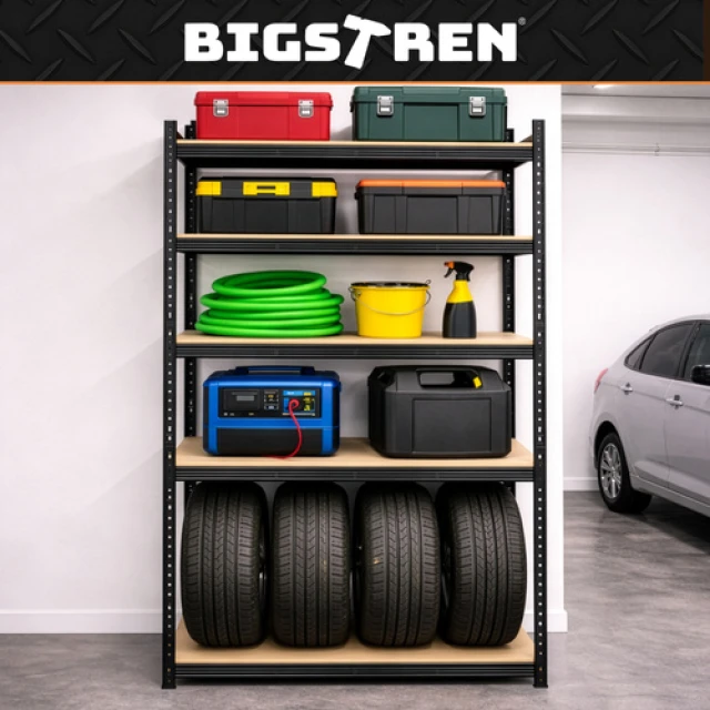 Стелаж складський Bigstren 180x100x60 см Black (5904665712962)