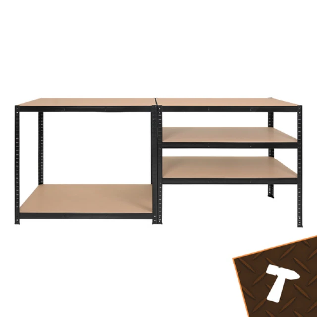 Стелаж складський Bigstren 180x100x60 см Black (5904665712962)