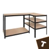 Стелаж складський Bigstren 180x100x60 см Black (5904665712962)