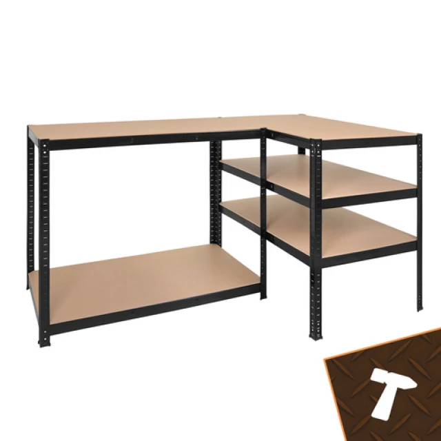 Стелаж складський Bigstren 180x100x60 см Black (5904665712962)