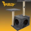 Кігтеточка для котів Purlov 4-поверхова 71 см Grey (5904665713211)