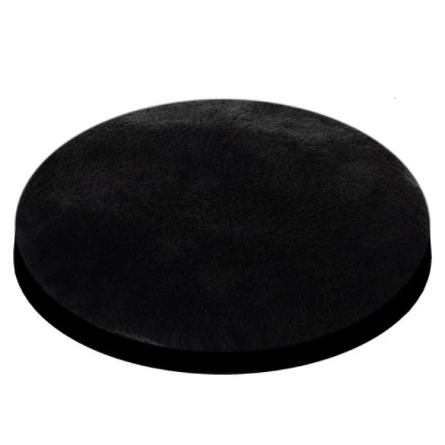 Домик для кошек Purlov плюшевый с ушками Black (5904665713266)