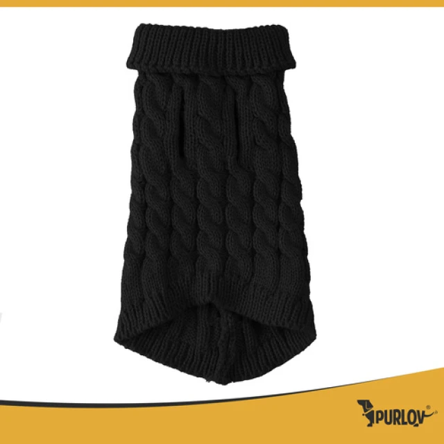 Одяг для собак і котів Purlov L Black (5904665713785)