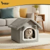 Лежак-домик для кошек Purlov Grey (5904665713860)