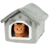 Лежак-домик для кошек Purlov Grey (5904665713860)