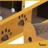 Кігтеточка Purlov 27016 двоповерховий будиночок 29x55x29 см (5904665713938)