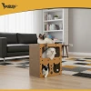 Кігтеточка для котів Purlov двоповерховий будиночок 51,5x45x28 см (5904665713945)