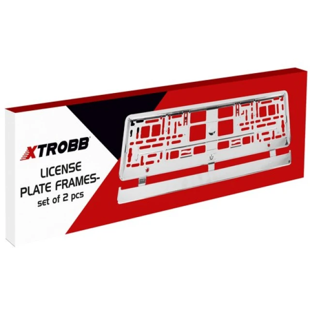 Рамка для номерного знака Xtrobb 2 шт (5904665714218)