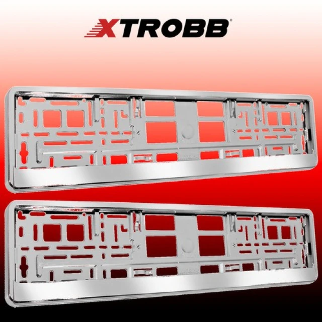 Рамка для номерного знака Xtrobb 2 шт (5904665714218)