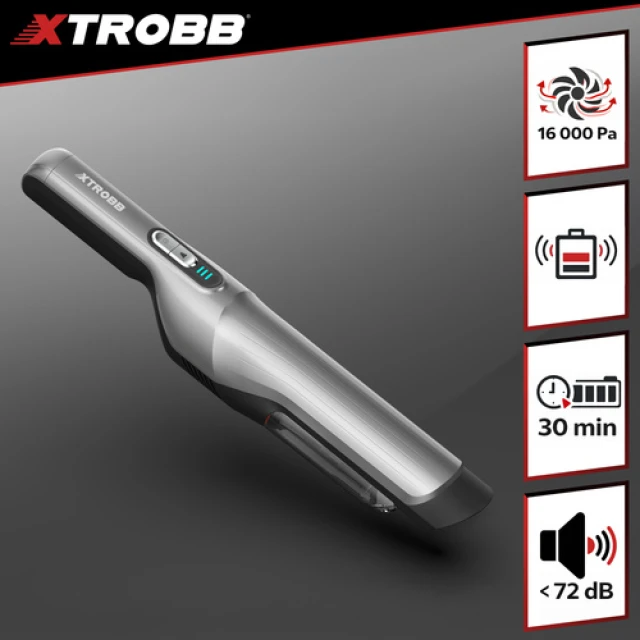Ручний пилосос для автомобіля Xtrobb ProVac 100 Вт 16000 Па (5904665714690)
