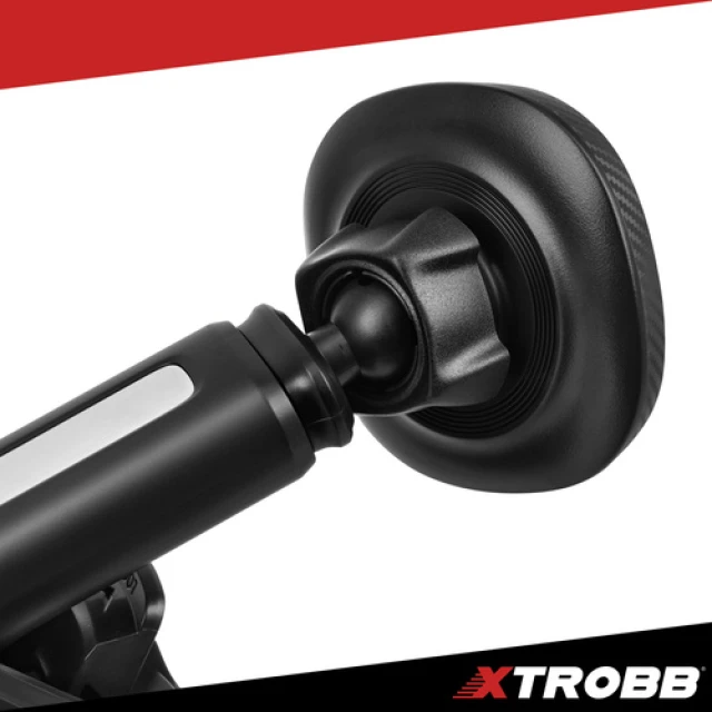 Автомобільний тримач для телефону магнітний Xtrobb MagSafe з присоскою (5904665714751)