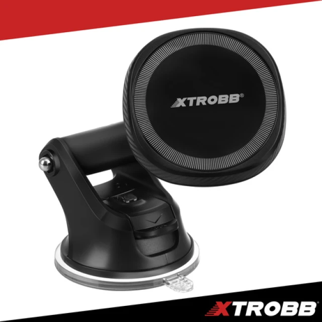 Автомобільний тримач для телефону магнітний Xtrobb MagSafe з присоскою (5904665714751)