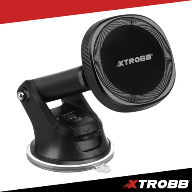 Автомобільний тримач для телефону магнітний Xtrobb MagSafe з присоскою (5904665714751)