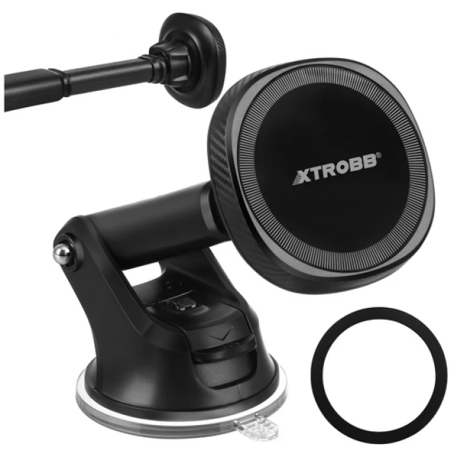Автомобільний тримач для телефону магнітний Xtrobb MagSafe з присоскою (5904665714751)
