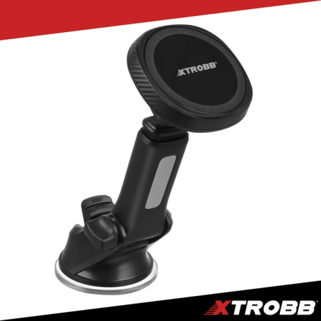 Автомобільний тримач для телефону магнітний Xtrobb MagSafe з присоскою (5904665714751)