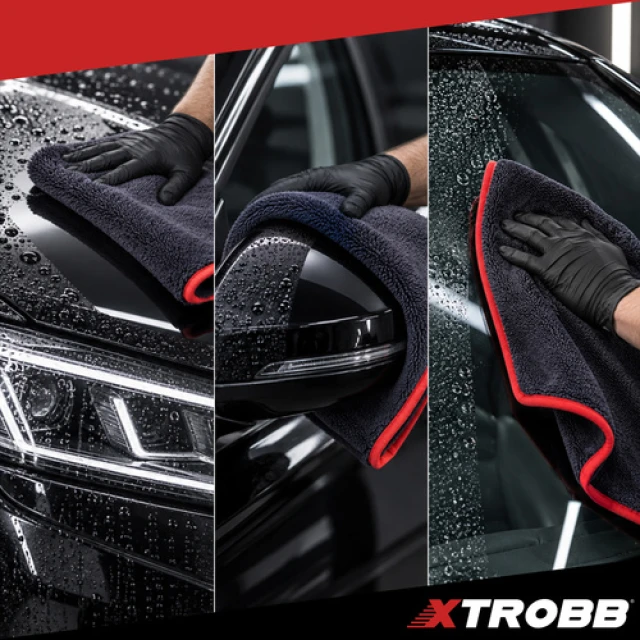 Рушник для сушіння авто Xtrobb 90x60 см 600 г/м² (5904665714799)