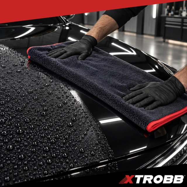 Рушник для сушіння авто Xtrobb 90x60 см 600 г/м² (5904665714799)