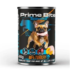 Вологий корм для собак GAME DOG Prime Bite з індичкою і гарбузом моно протеїновий 400 г (5904730806480)
