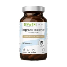 Кормова добавка Магній хелатний Дигліцинат Biowen 100 капс. (5904806120977)