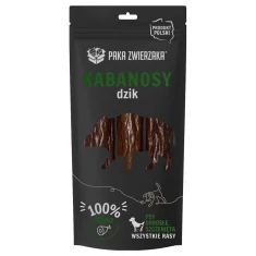 Ласощі для собак PAKA ZWIERZAKA кабаноси з диким кабаном 3 шт (80 г) (5904806564023)
