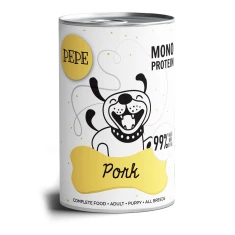 Вологий корм для собак PAKA ZWIERZAKA Pepe Pork зі свининою 400 г (5904806564283)