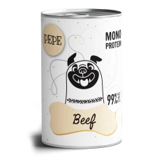 Вологий корм для собак PAKA ZWIERZAKA Pepe Beef з яловичиною 400 г (5904806564290)
