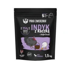 Сухий корм для собак PAKA ZWIERZAKA Seventh Heaven з індичкою та качкою беззерновий Mini 1,5 кг (5904806564719)
