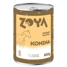Вологий корм для собак ZOYA з кониною 800 г (5904844580030)