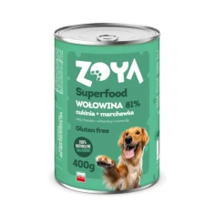 Вологий корм для собак ZOYA Superfood з яловичиною 400 г (5904844580207)