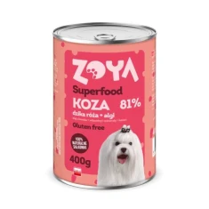 Вологий корм для собак ZOYA Superfood з козлятиною 400 г (5904844580238)