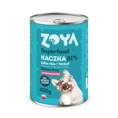 Вологий корм для цуценят ZOYA Superfood з качкою 400 г (5904844580245)