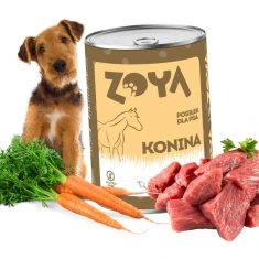 Вологий корм для собак ZOYA з кониною 400 г (5904844580443)