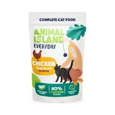 Вологий корм для котів ANIMAL ISLAND Everyday філе курки в розсолі 85 г (5904905081452)