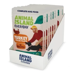 Вологий корм для собак ANIMAL ISLAND з індичкою філе в юшці 10 шт x 150 г (5904905082589)