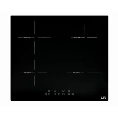 Індукційна варильна поверхня Lin LI-B47400 45 см 2 конфорки PowerBoost Black (5905090824893)