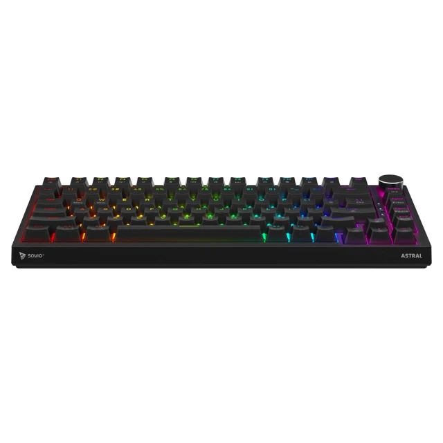 Клавіатура Savio Astral магнітна Outemu White Jade RGB Black (5905106070146)